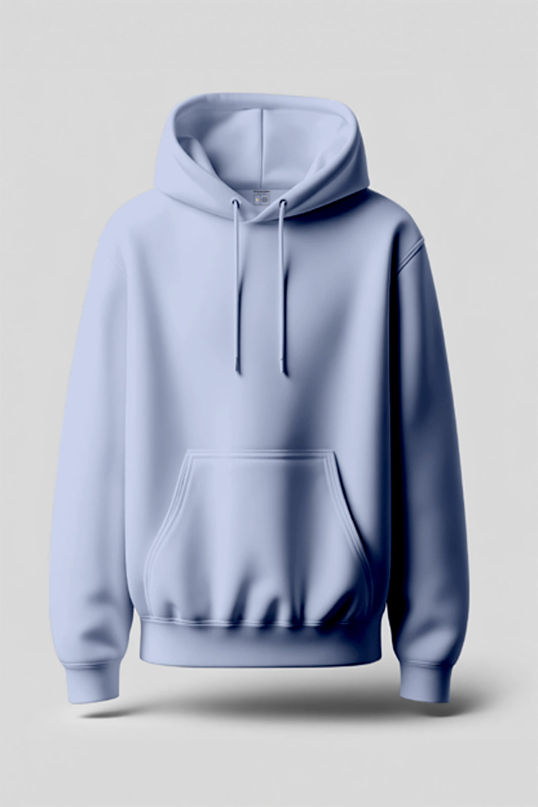 Ice Blue Oversized Hoodie