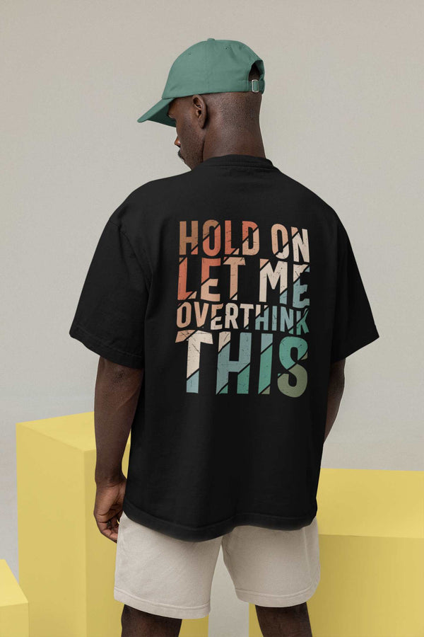 Overthink Black Oversized T-shirt