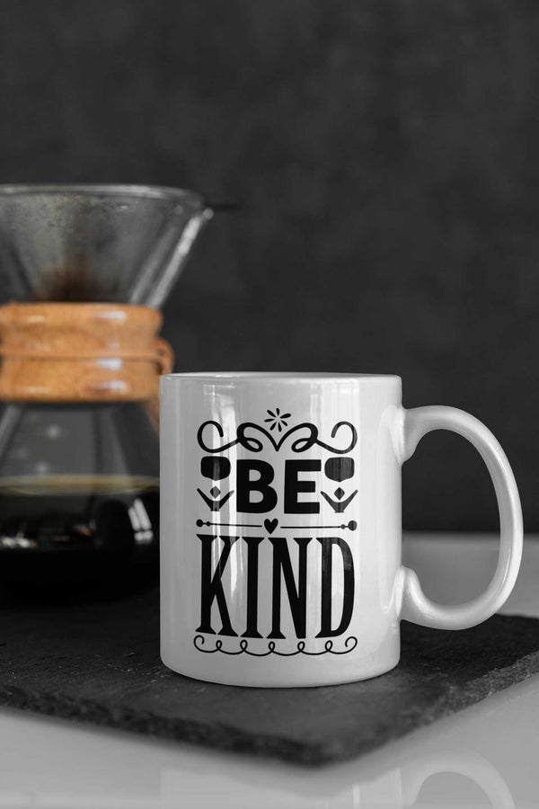 Be Kind White Coffee Mug