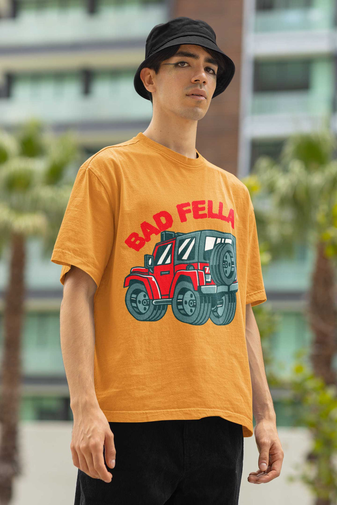 Bad Fella Printed Oversized T shirt