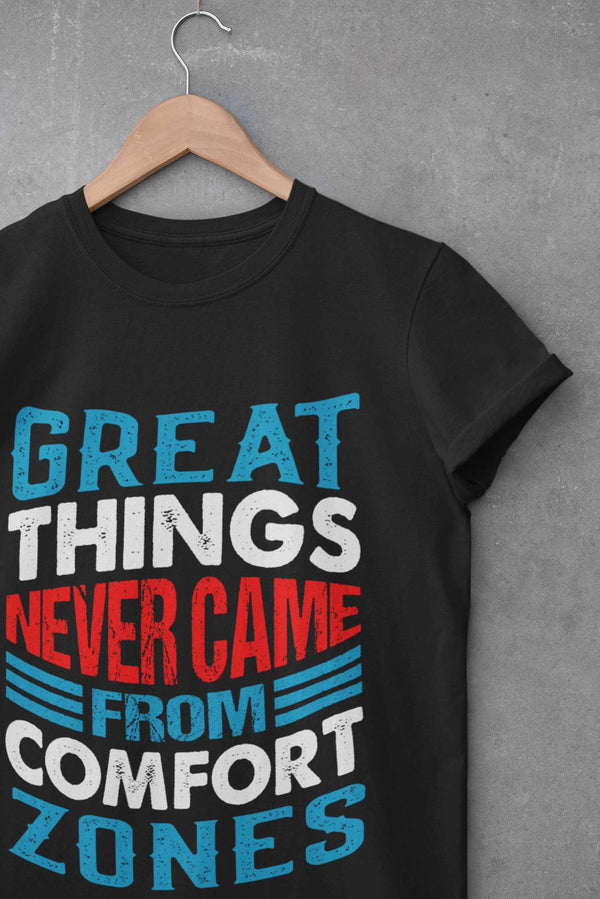 Great Things Black Unisex T-shirt
