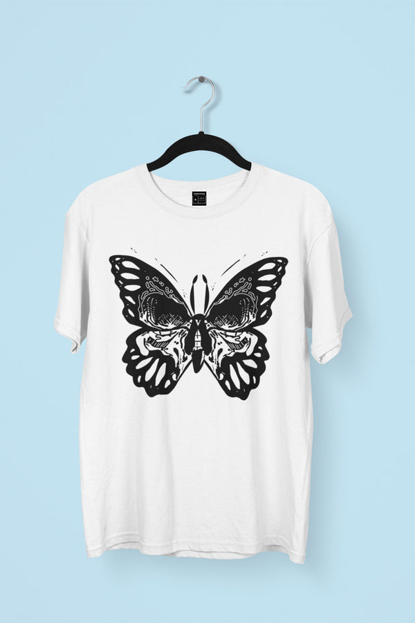 Butterfly Half Sleeve Women T-shirt