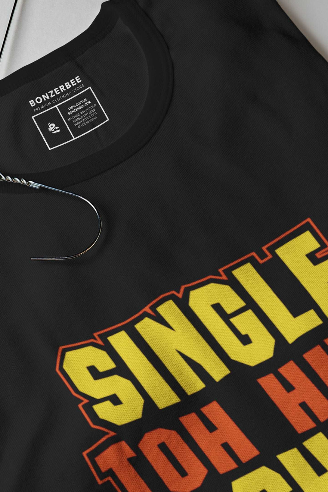 Single Hai Black Unisex Fit T-shirt